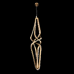 Подвесной светильник с декоративными элементами в виде кристаллов Smooth Shine варинант исполнения - 1 | Loft Concept в Тюмени