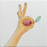 Плитка дизайнерская с рисунком Лимон варинант исполнения - 2 | Loft Concept в Тюмени