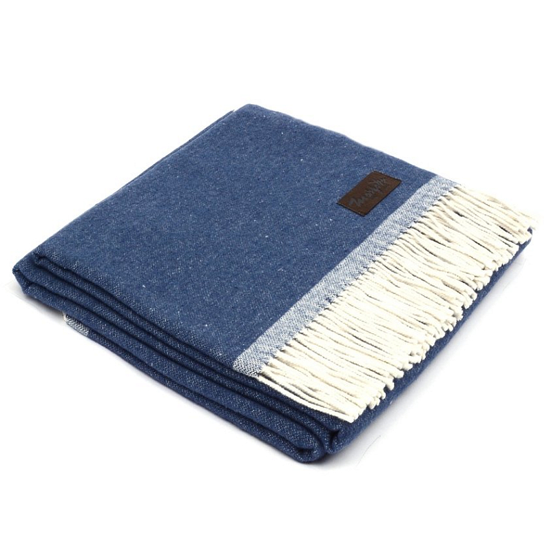 Плед SARA 4000 Marzotto Синий в Тюмени | Loft Concept 