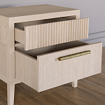 Прикроватная Тумбочка Primo с двумя ящиками Светлый дуб варинант исполнения - 6 | Loft Concept в Тюмени