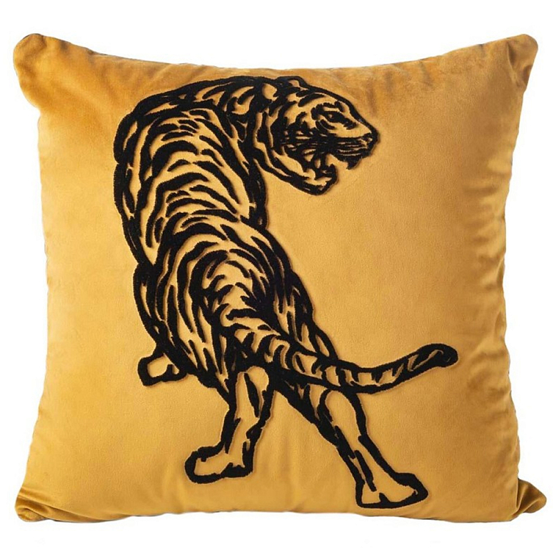 Подушка Pillow Fera Right Черный Золотой Подушка Pillow Fera Right Черный Золотой в Тюмени | Loft Concept