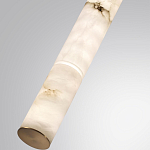 Подвесной светильник с плафоном в форме цилиндра из алебастра Cryptocrystalline Stone варинант исполнения - 5 | Loft Concept в Тюмени