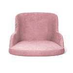 Стул с мягкой розовой обивкой из велюра и подъемно-поворотным механизмом на черных колесиках Harper Pink варинант исполнения - 2 | Loft Concept в Тюмени