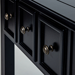 Черная тумба с выдвижным ящиком Monica варинант исполнения - 3 | Loft Concept в Тюмени