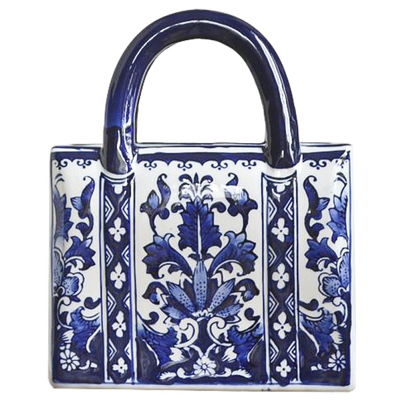 Ваза Ceramic Bag ornament Темно-синий Ваза Ceramic Bag ornament Темно-синий в Тюмени | Loft Concept