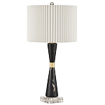 Настольная лампа с плиссированным цилиндрическим абажуром Tightened Waist варинант исполнения - 3 | Loft Concept в Тюмени