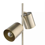 Настольная лампа золотистая на белом мраморном основании Streams of Light варинант исполнения - 4 | Loft Concept в Тюмени