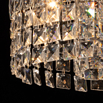 Потолочный светильник круглый с прозрачными подвесками Lunet варинант исполнения - 16 | Loft Concept в Тюмени