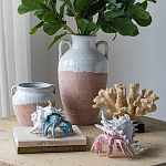 Статуэтка голубой рак с белой раковиной Marine Accessories варинант исполнения - 7 | Loft Concept в Тюмени