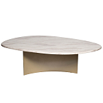 Стол журнальный овальный с контрастным основанием Subsequence варинант исполнения - 2 | Loft Concept в Тюмени