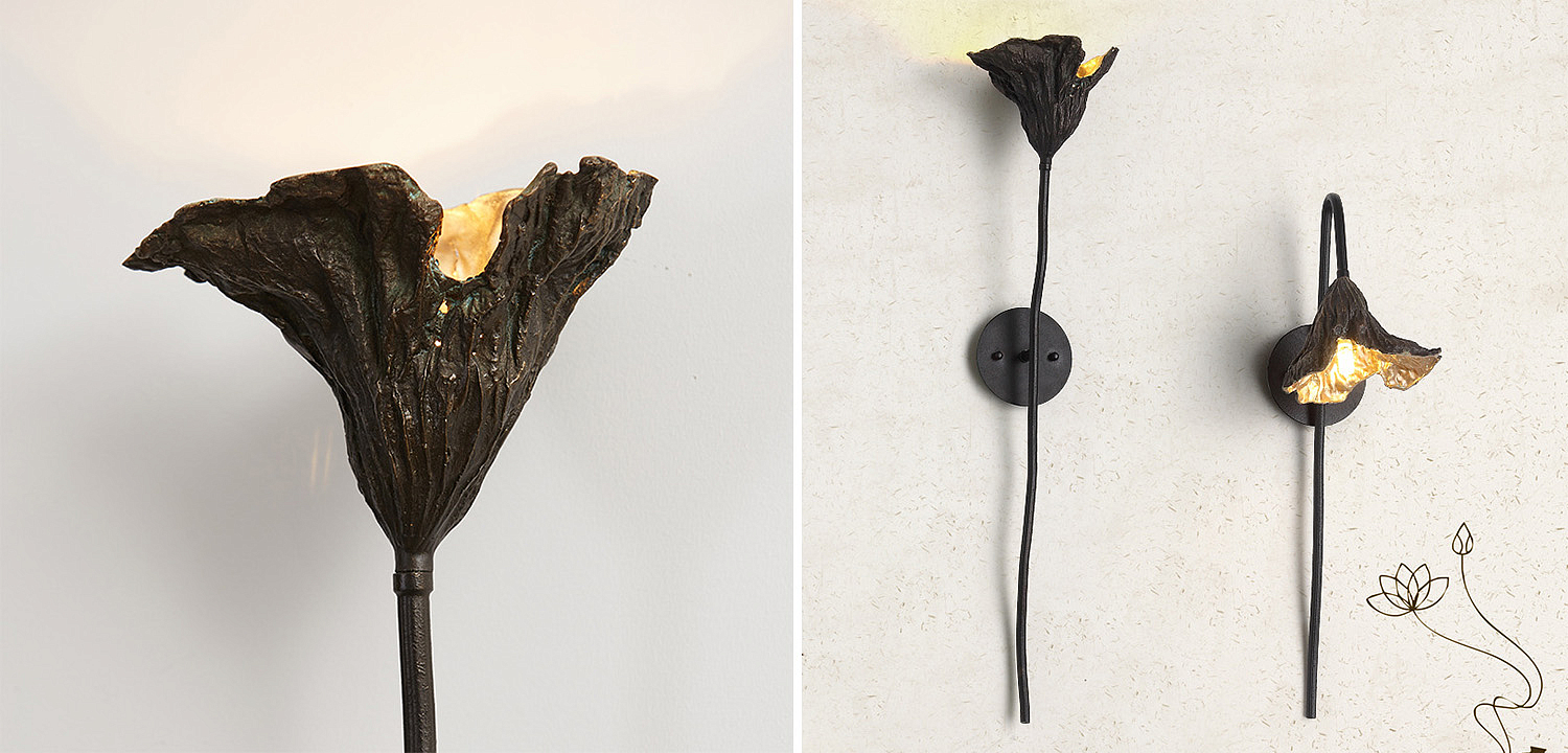 Настенный светильник Увядший Лотос Withering Lotus Lamp II Настенный светильник Увядший Лотос Withering Lotus Lamp II - Loft-Concept в Тюмени