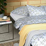 Постельное белье из сатина с рисунком 200х220 см Aurora Allure Sprout варинант исполнения - 4 | Loft Concept в Тюмени