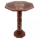 Кофейный стол из натуральных камней Лемезит и Яшма Natural Stone Tables варинант исполнения - 9 | Loft Concept в Тюмени