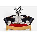 Дизайнерский диван с двумя подушками-валиками Poltronova Mitzi Sofa варинант исполнения - 9 | Loft Concept в Тюмени