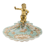 Блюдо с бронзовым ангелом Porcelain Angels of Paradise варинант исполнения - 1 | Loft Concept в Тюмени