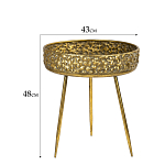 Столик дизайнерский Coth of gold варинант исполнения - 8 | Loft Concept в Тюмени