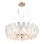 Люстра Mont Saint-Michel Золотая с Рельефным Стеклом варинант исполнения - 1 | Loft Concept в Тюмени