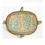 Чаша с орнаментом на ножках в виде бронзовых ангелов Eden Garden варинант исполнения - 4 | Loft Concept в Тюмени