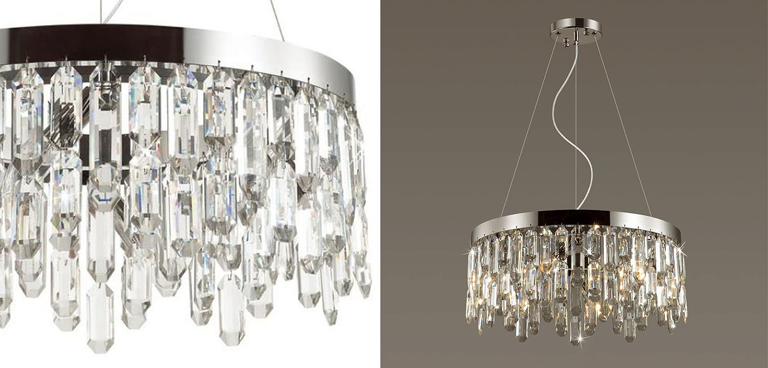 Люстра Crystal Polyhedrons Round Chrome Люстра Crystal Polyhedrons Round Chrome - Loft-Concept в Тюмени