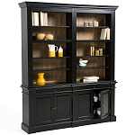 Витрина из массива сосны Sterling Showcase Black варинант исполнения - 3 | Loft Concept в Тюмени