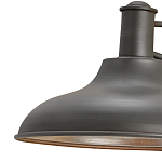 Бра настенное с куполообразным плафоном на регулируемом кронштейне Gray Horizon  варинант исполнения - 1 | Loft Concept в Тюмени