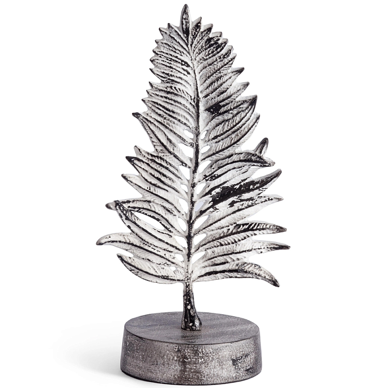 Статуэтка Metal Flowers античная платина Белое золото винтаж Статуэтка Metal Flowers античная платина Белое золото винтаж в Тюмени | Loft Concept
