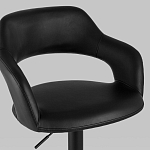 Барный стул черного цвета Strohach варинант исполнения - 7 | Loft Concept в Тюмени