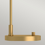 Настольная лампа с конусообразным плафоном и внутренней частью золотого цвета Alora Mood варинант исполнения - 7 | Loft Concept в Тюмени