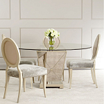 Стол обеденный круглый на зеркальном основании Spectacular Table варинант исполнения - 1 | Loft Concept в Тюмени