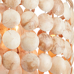 Люстра с каскадом из круглых декоративных элементов Texture Discs варинант исполнения - 1 | Loft Concept в Тюмени