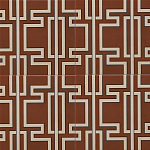 Дизайнерская плитка с узором Лабиринт варинант исполнения - 1 | Loft Concept в Тюмени