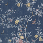 Обои ручная роспись Houghton Dark Blue варинант исполнения - 1 | Loft Concept в Тюмени