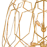 Люстра овальная с переплетенными ромбами Large Scale Artwork варинант исполнения - 1 | Loft Concept в Тюмени