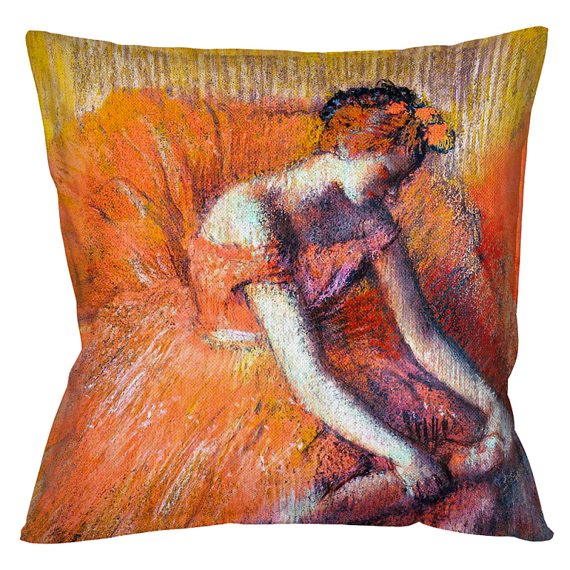 Подушка декоративная Балерина Impressionism in Art Мульти Бежевый в Тюмени | Loft Concept 