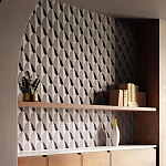 Гипсовая 3D Панель DRAGON SCALE - C варинант исполнения - 1 | Loft Concept в Тюмени