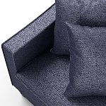 Мебельная ткань Шенилл синий цвет 138 см T4-33 варинант исполнения - 2 | Loft Concept в Тюмени