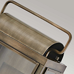 Настенный фонарь прямоугольной формы цвета состаренная латунь с двумя лампами Hinkley варинант исполнения - 4 | Loft Concept в Тюмени