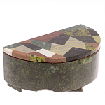 Шкатулка с зеркалом из натуральных камней Stone Casket варинант исполнения - 2 | Loft Concept в Тюмени