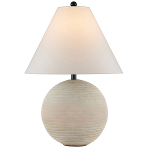 Настольная лампа с шарообразным фактурным корпусом Shadows