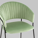 Стул в велюре фисташкового цвета Horizon варинант исполнения - 6 | Loft Concept в Тюмени