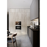 Серый кухонный гарнитур с фасадом под светлый дуб Ferrand Kitchen Set варинант исполнения - 2 | Loft Concept в Тюмени