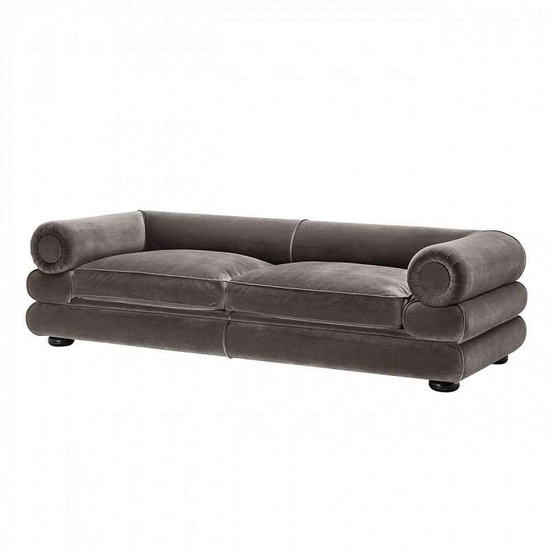 Диван Eichholtz Sofa Coachella Серый Черный Диван Eichholtz Sofa Coachella Серый Черный в Тюмени | Loft Concept