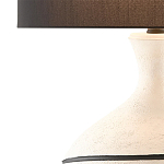 Настольная лампа фактурная с черными круговыми линиями на корпусе Recess варинант исполнения - 1 | Loft Concept в Тюмени