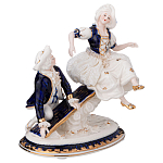 Статуэтка фарфоровая Влюбленная пара Charming Statuette варинант исполнения - 1 | Loft Concept в Тюмени