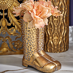 Ваза в форме сапог с рельефной текстурой и ручками Vase Boot варинант исполнения - 3 | Loft Concept в Тюмени