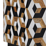 Настольная лампа с фигурным узором и трапециевидным абажуром Сonundrum варинант исполнения - 1 | Loft Concept в Тюмени