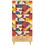 Шкаф с принтом The rebus of love варинант исполнения - 2 | Loft Concept в Тюмени