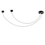 Подвесной светильник с двойными световыми дугами  Luke Lampco Tracer Lamp варинант исполнения - 1 | Loft Concept в Тюмени