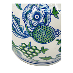 Ваза фигурная с сине-зелеными узорами распустившихся цветов Blossoming Spring варинант исполнения - 3 | Loft Concept в Тюмени