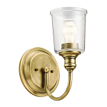 Бра с прозрачным стеклянным абажуром в форме цилиндра Kichler варинант исполнения - 12 | Loft Concept в Тюмени